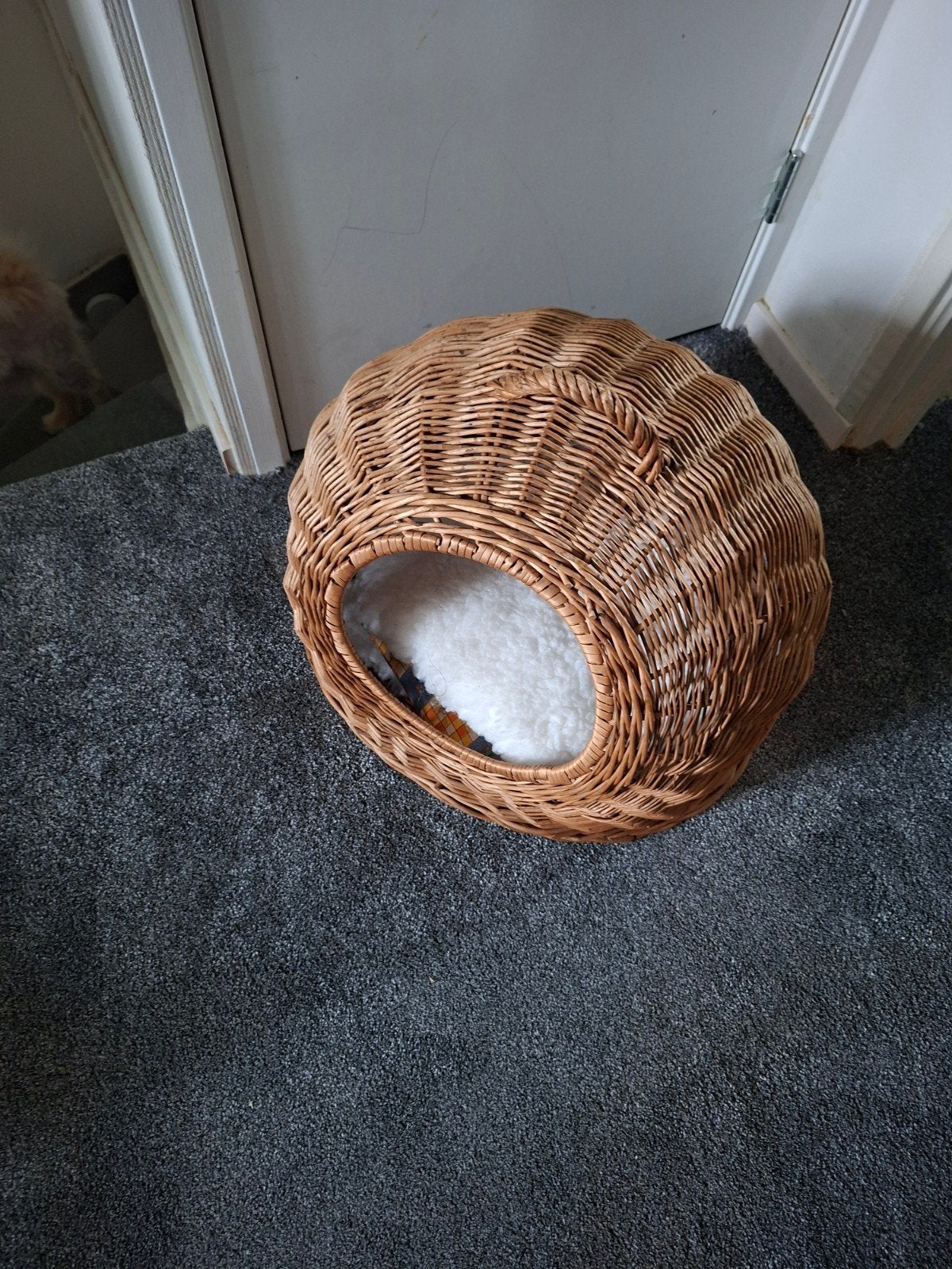 te rieten katrenmand, Dieren en Toebehoren, Kattenmanden, Ophalen of Verzenden