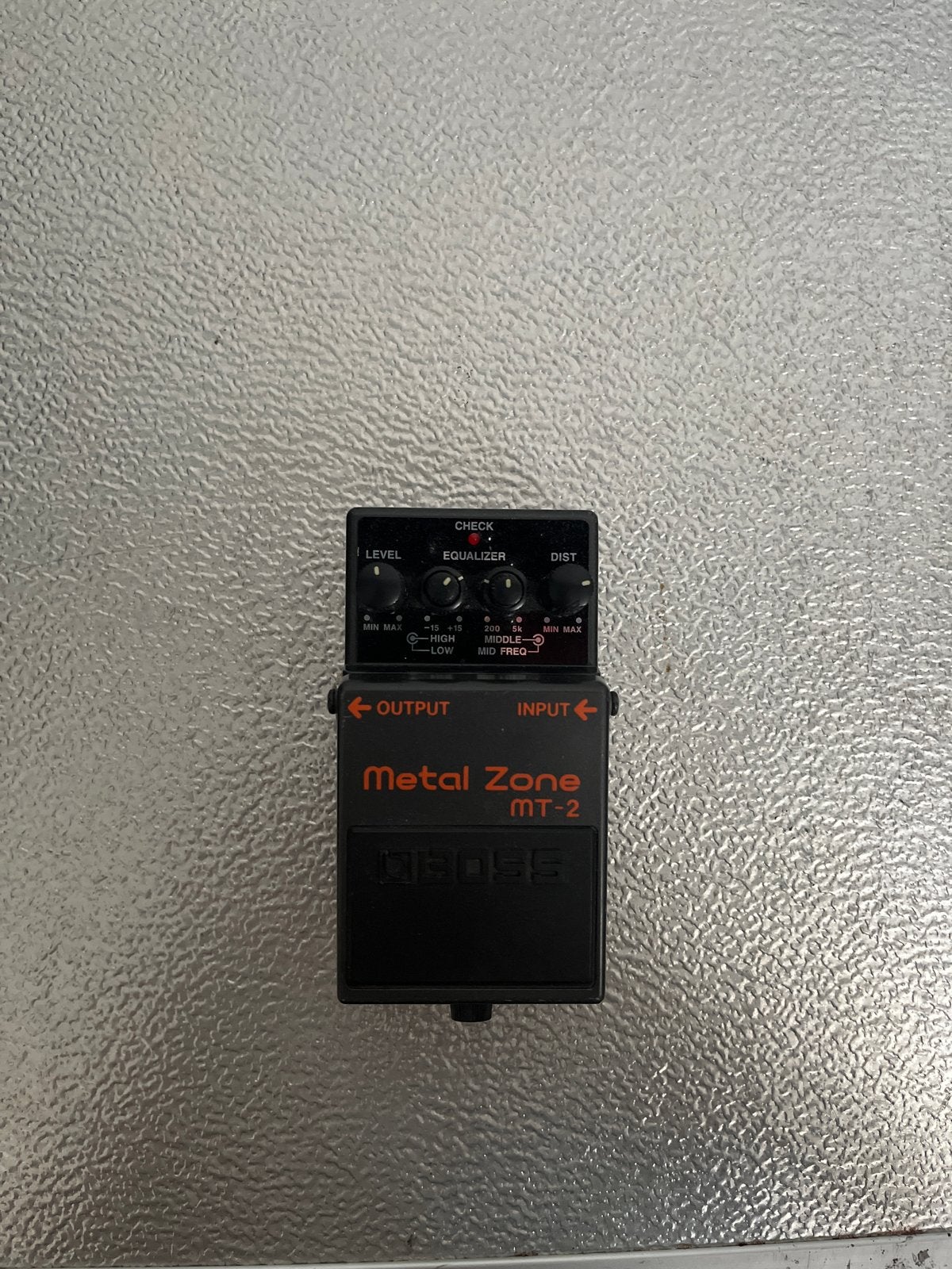 Boss Metal Zone MT-2 Gitaarpedaal, Muziek en Instrumenten, Effecten, Ophalen of Verzenden, Gebruikt, Distortion, Overdrive of Fuzz