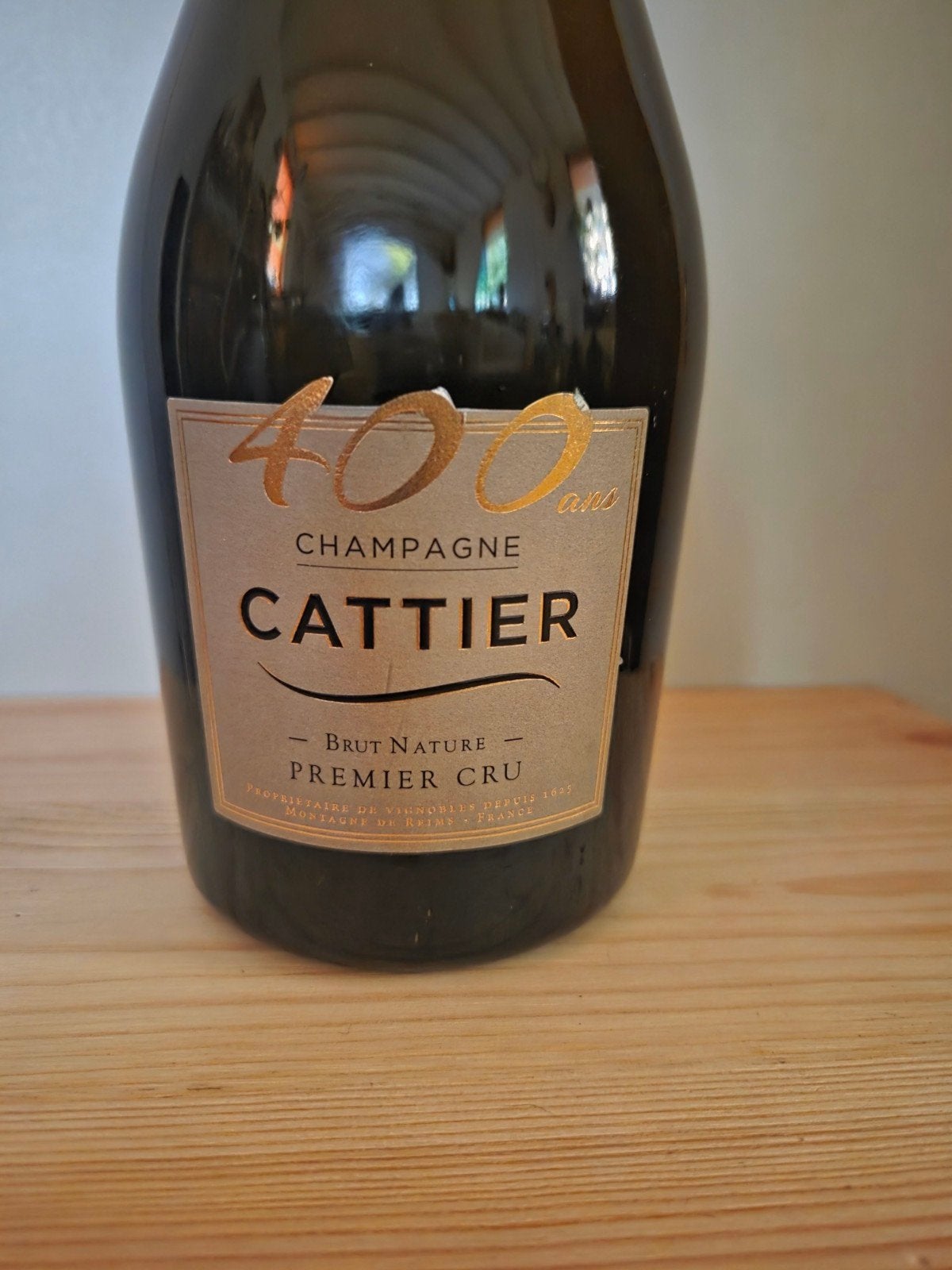 Cattier Brut Nature Premier Cru Champagne  jubileum uitgave, Frankrijk, Nieuw, Ophalen of Verzenden, Champagne