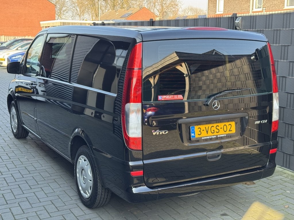 Mercedes-Benz Vito 111CDI 320 LANG HD ROLSTOELBUS| NAP| ZEER, Gebruikt, 4 cilinders, 116 pk, Zwart