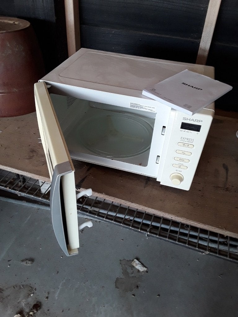 magnetron, Ophalen, Gebruikt, Hete lucht, Draaiplateau