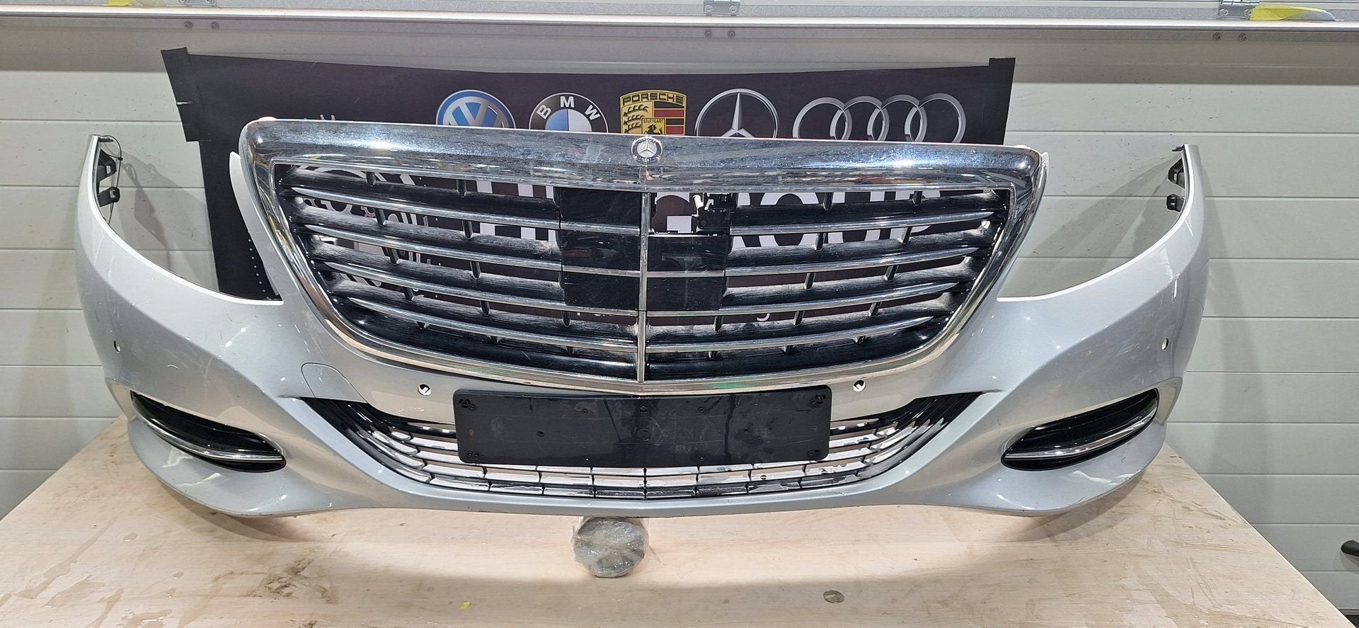 Mercedes-Benz S W222 Voorbumper, Gebruikt, -, Voor, -
