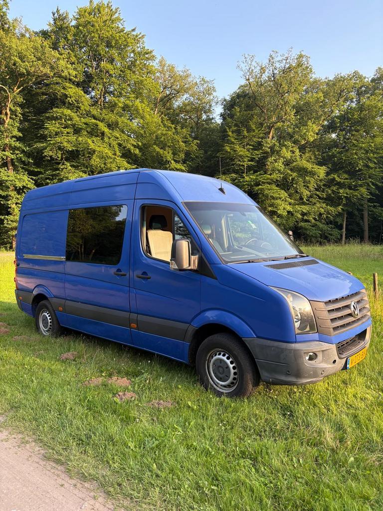 Volkswagen Crafter Stealth buscamper– volledig off-grid, Caravans en Kamperen, Rookmelder, Buscamper of Camperbus, Volkswagen