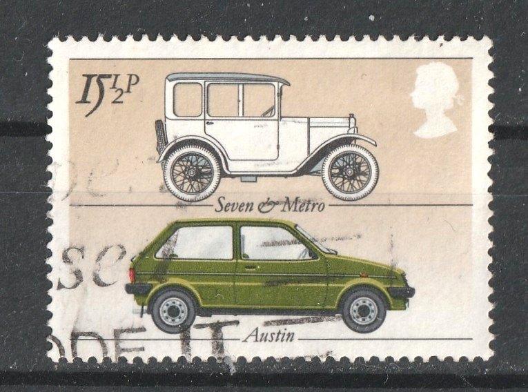3 au --Autozegel  Austin, Verzenden, Na 1940, Gestempeld