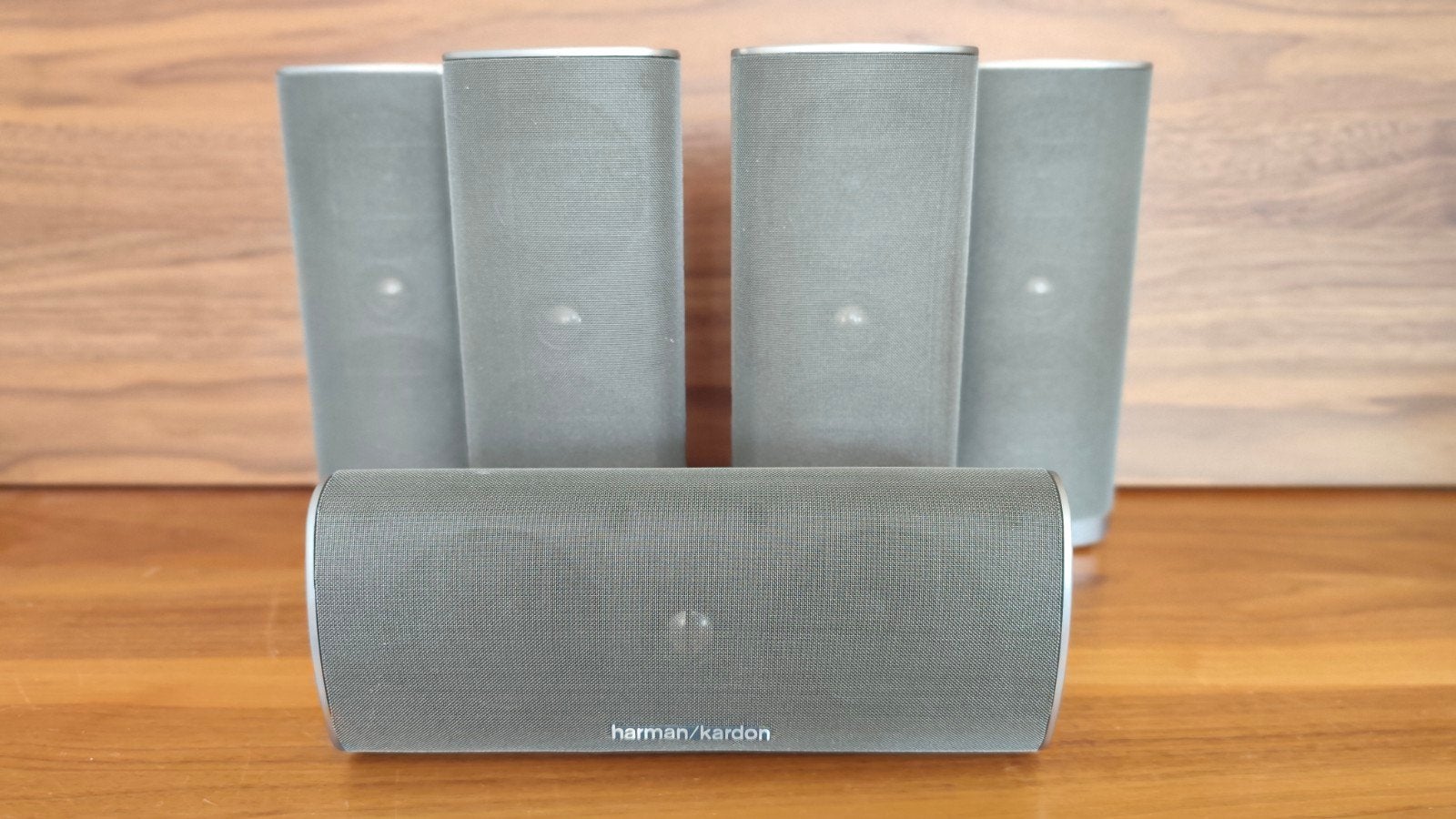 Harman Kardon CEN-TS11 Center en 4x SAT-TS11 Satellieten, Ophalen, Gebruikt, Speakerset, 60 tot 120 watt