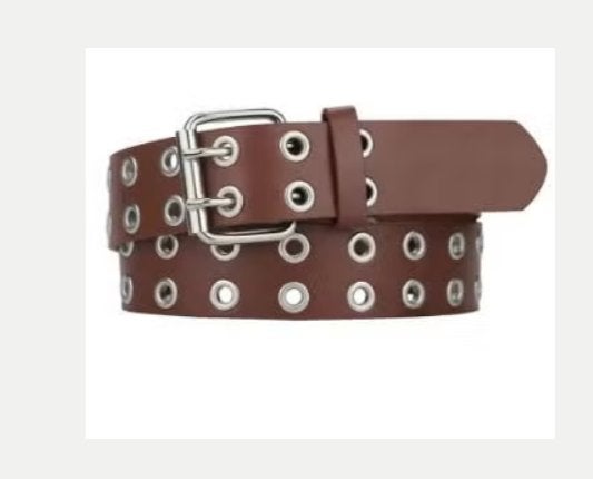 Luxe punk / gothic riem met gaatjes Y2k stijl, Ophalen of Verzenden, Nieuw, Zwart