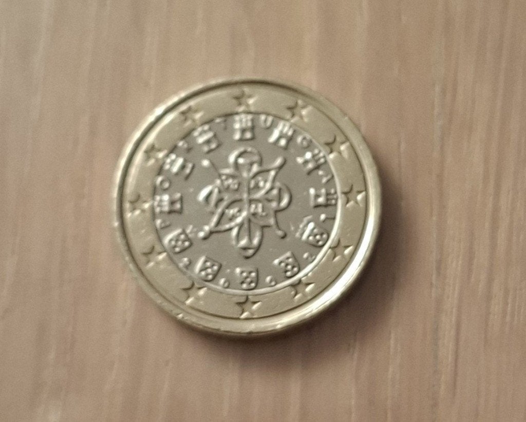 1 Euro munt Portugal 2002, Ophalen of Verzenden, Portugal, 1 euro, Losse munt
