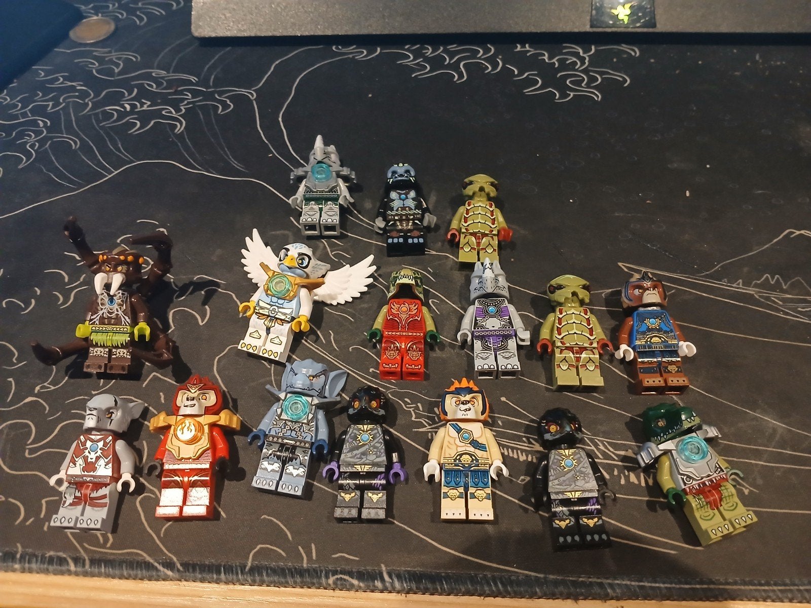 Lego chima poppetjes, Ophalen, Gebruikt