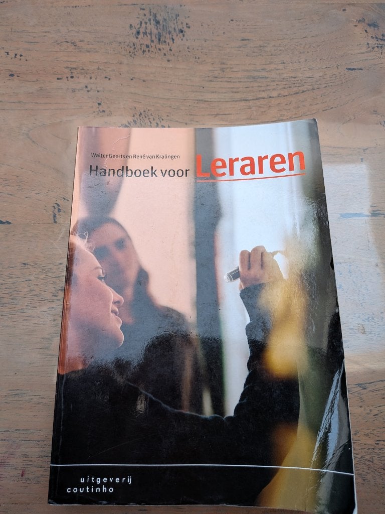 Handboek voor leraren, Boeken, Beta, Walter Geerts en René van Kralingen, Gelezen, HBO