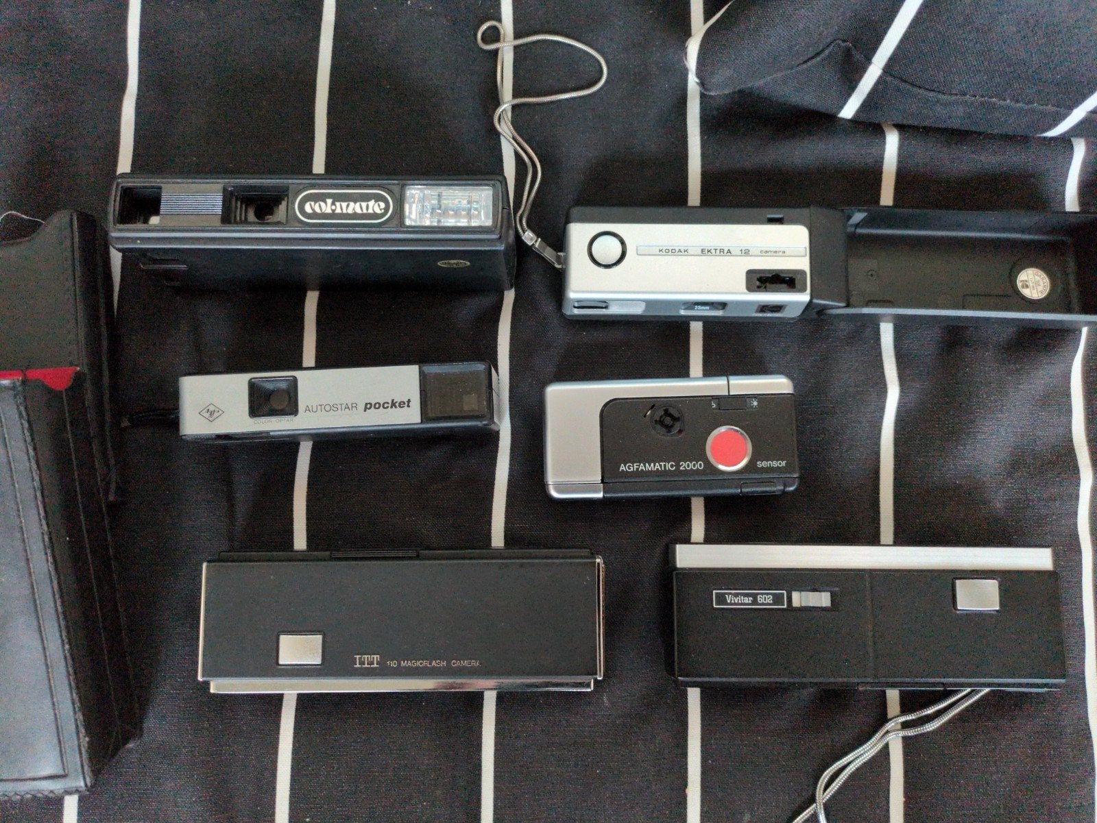 Vintage compact camera's - Kodak, Agfamatic, Vivitar, Ophalen of Verzenden, Gebruikt, Compact, Kodak