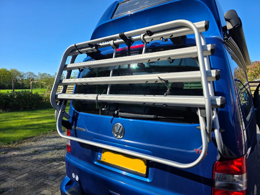 Originele fietsendrager VW California T5 T6 Votex logo, Auto diversen, Fietsendragers, 3 fietsen of meer, Gebruikt, Elektrische fiets