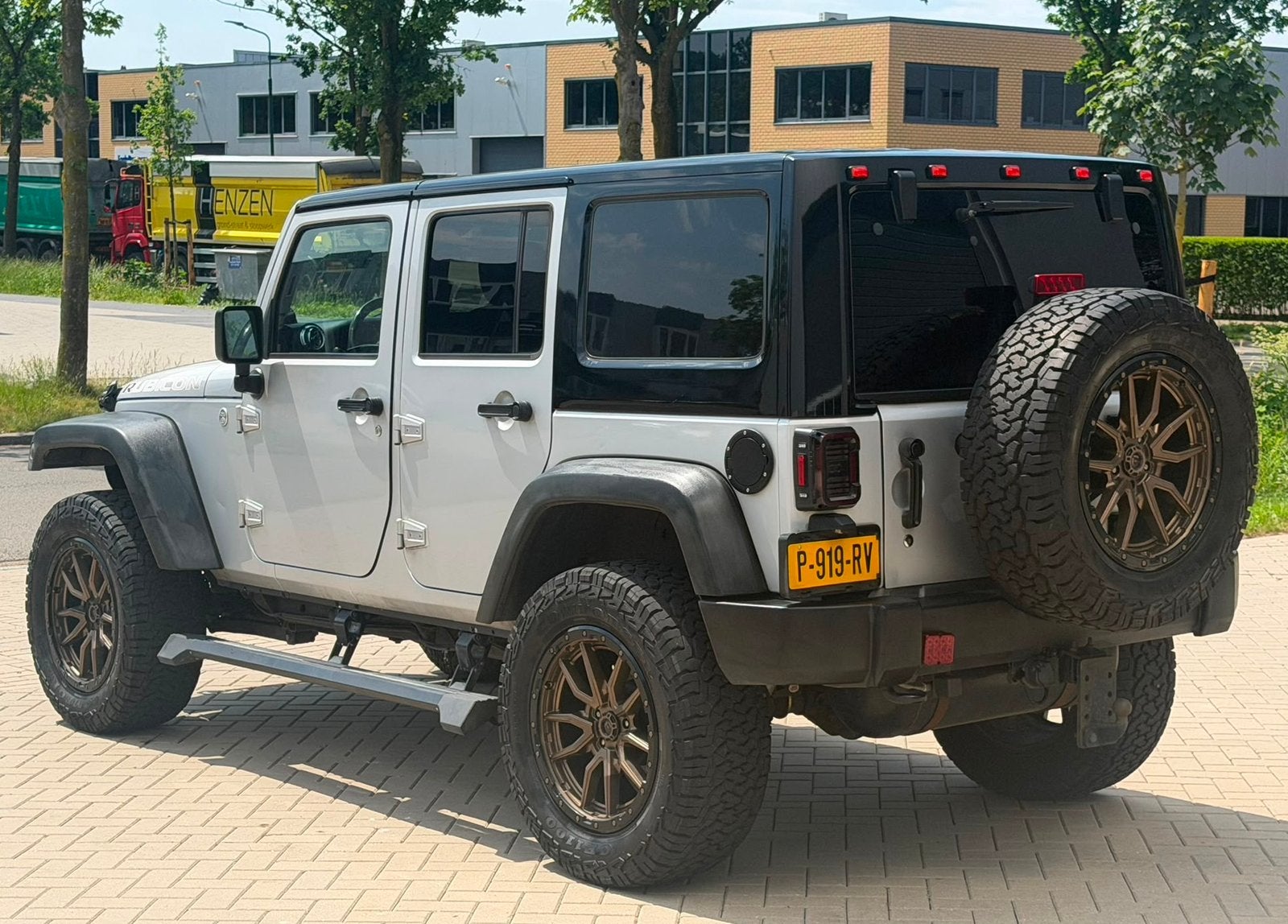 ‼️JEEP WRANGLER JK SAHARA OFFROAD HARD/SOFTTOP YOUNGTIMER ‼️, Auto's, Jeep, Automaat, Euro 5, Zwart, Bedrijf
