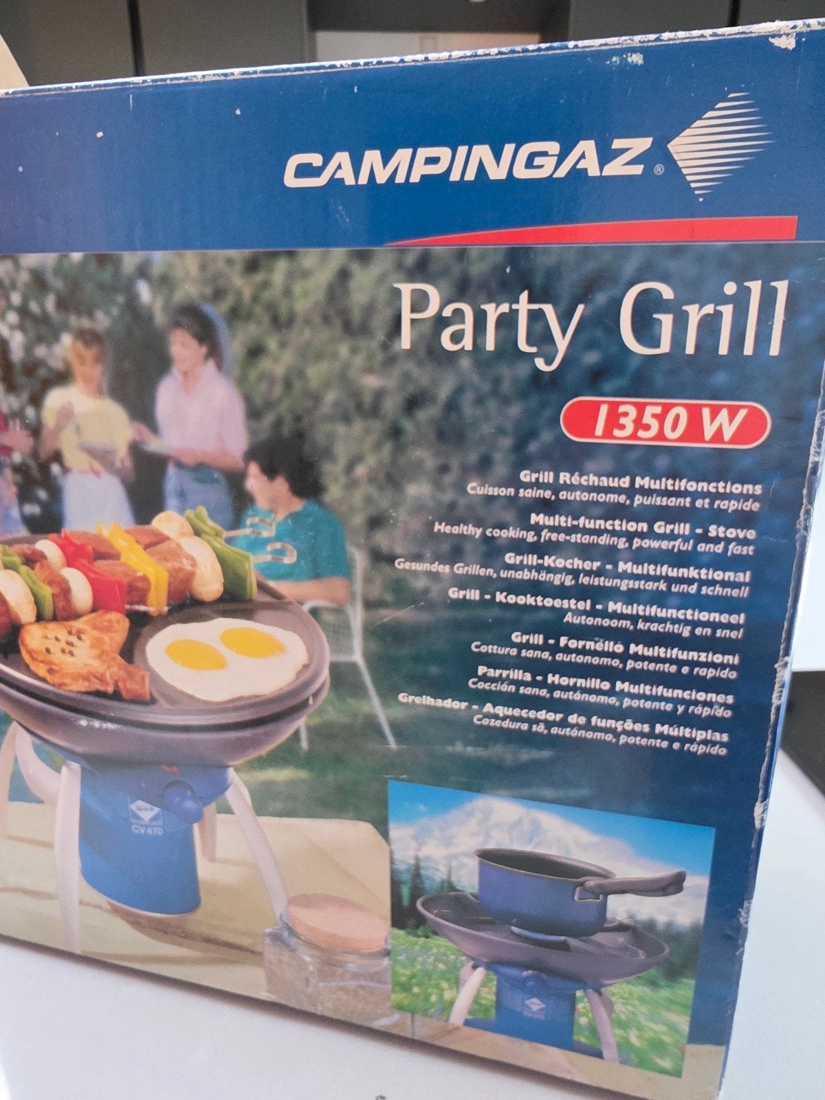 Campingaz Party Grill 1350W - Tafelgaspit, Ophalen of Verzenden, Zo goed als nieuw, Campingaz