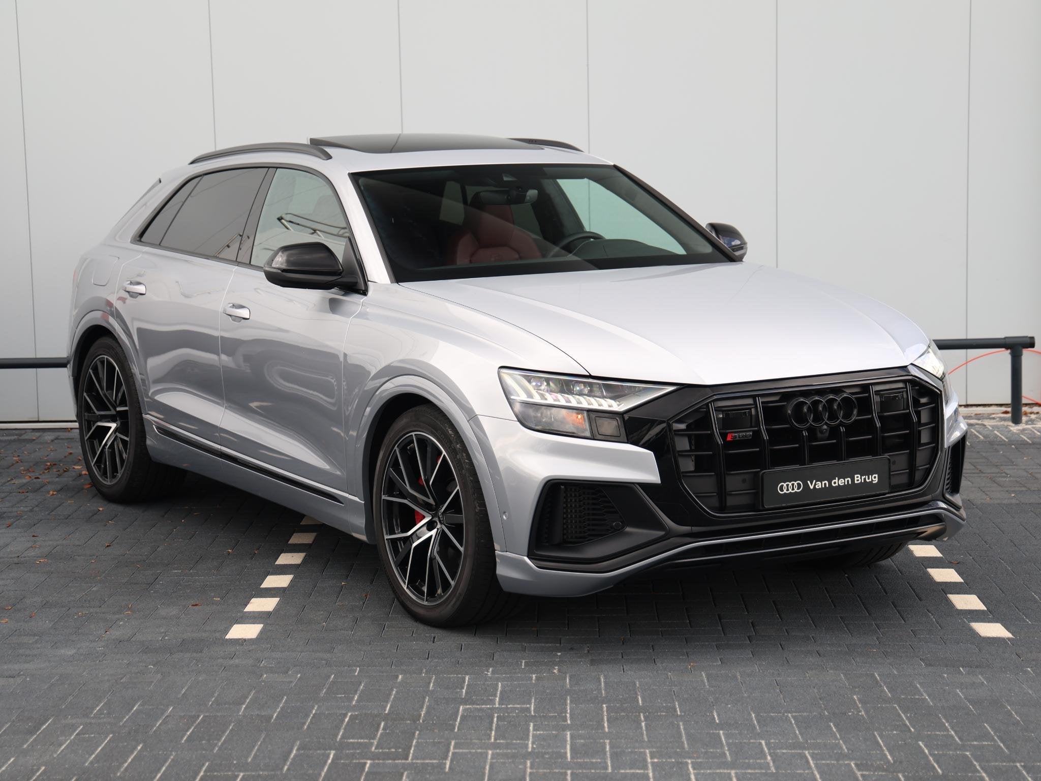Audi SQ8 4.0 TFSI quattro 507pk | Panoramadak | Stoelmassage, Auto's, Automaat, Gebruikt, 507 pk, Leder