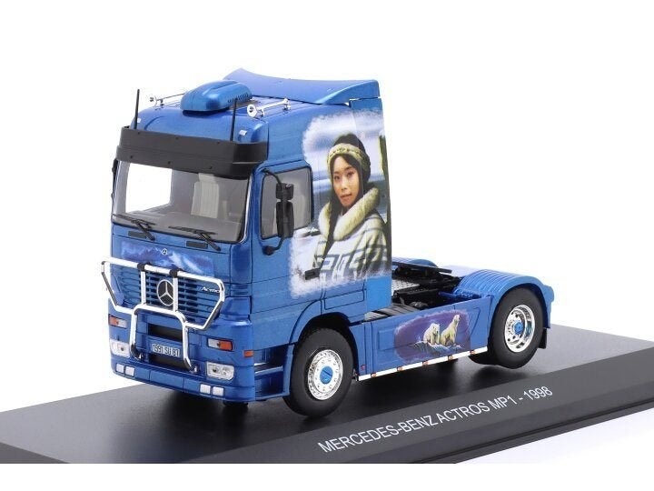 Mercedes-Benz Actros MP1 1998 Eskimo Artic Airbrush - 1:43, Overige merken, Auto, Ophalen of Verzenden, Eiberstraat 9 te Dokkum
