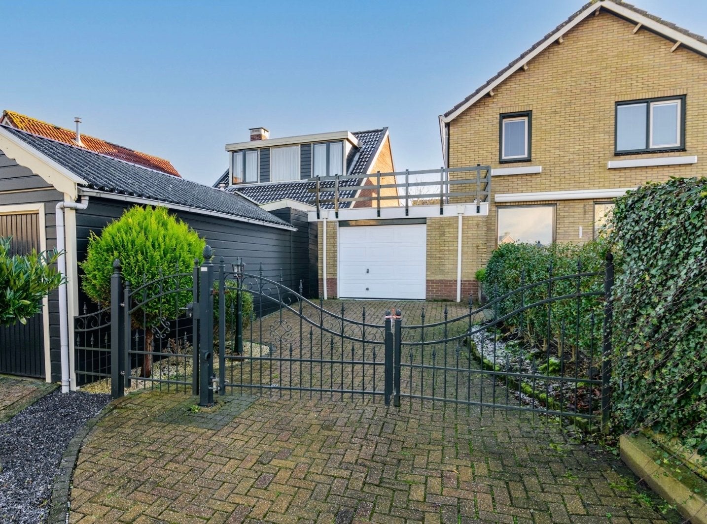 Sierhekwerk met poort - Gebruikt, Tuin en Terras, Tuinhekken en Hekwerk, Ophalen, Met poort, Gebruikt, Sierhekwerk