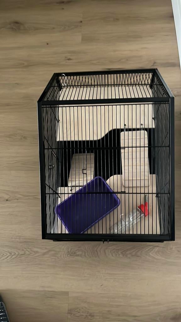 Hamster kooi, Dieren en Toebehoren, Kooi, Minder dan 75 cm, Zo goed als nieuw, Hamster