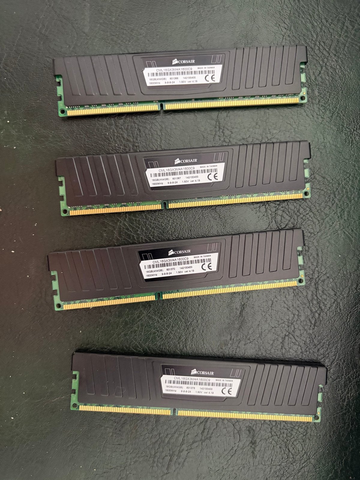 Corsair Vengeance LP 16GB (4x4GB) DDR3 RAM 1600MHz, Computers en Software, RAM geheugen, Ophalen, Server, DDR3, Zo goed als nieuw