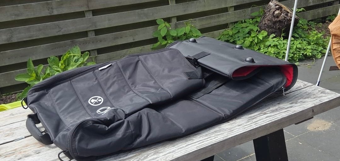Zwarte opvouwbare reistas voor kinderwagen, Ophalen of Verzenden, Zo goed als nieuw, Overige merken