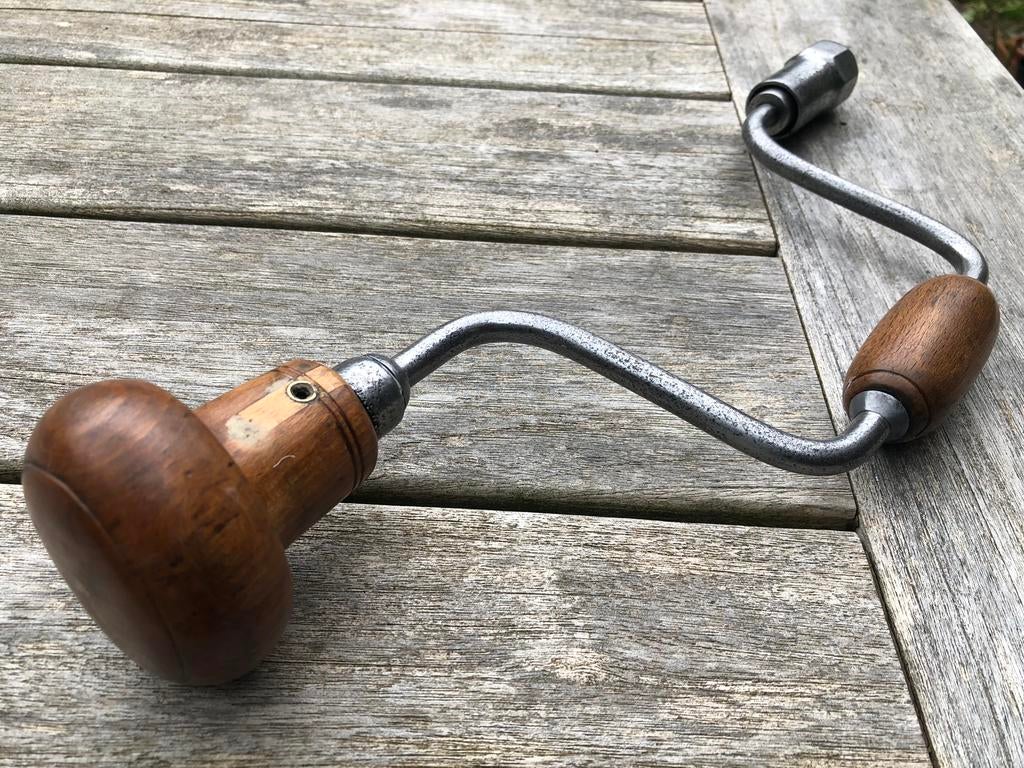 Vintage booromslag gebruiksklaar handboor, Ophalen of Verzenden, Gebruikt