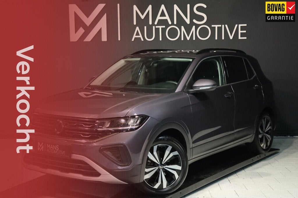 Volkswagen T-Cross 1.0 TSI / VIRTUAL / KEYLESS / ACC / CAMER, Gebruikt, Zwart, Origineel Nederlands, 3 cilinders
