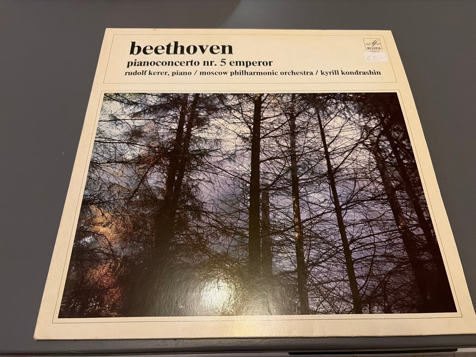 Beethoven Pianoconcerto nr. 5 Emperor - Rudolf Kerer LP, LP, Gebruikt, Ophalen of Verzenden, Beethoven