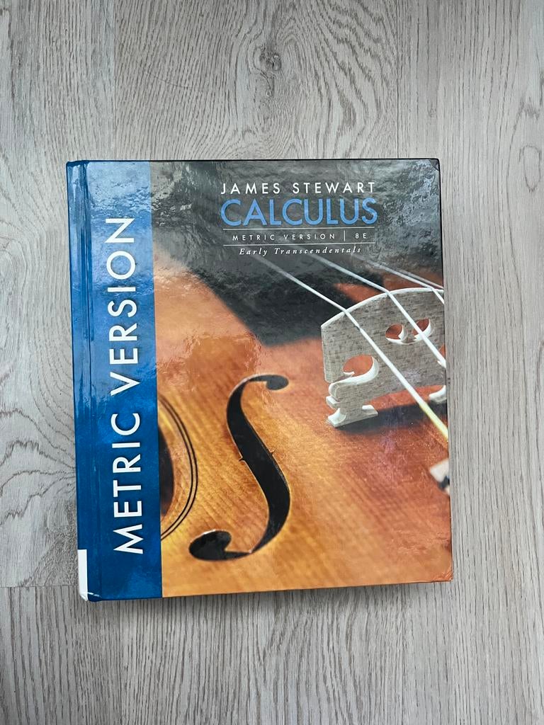 Calculus Metric Version 8E - James Stewart, Boeken, Studieboeken en Cursussen, Ophalen of Verzenden, Beta, Zo goed als nieuw, WO