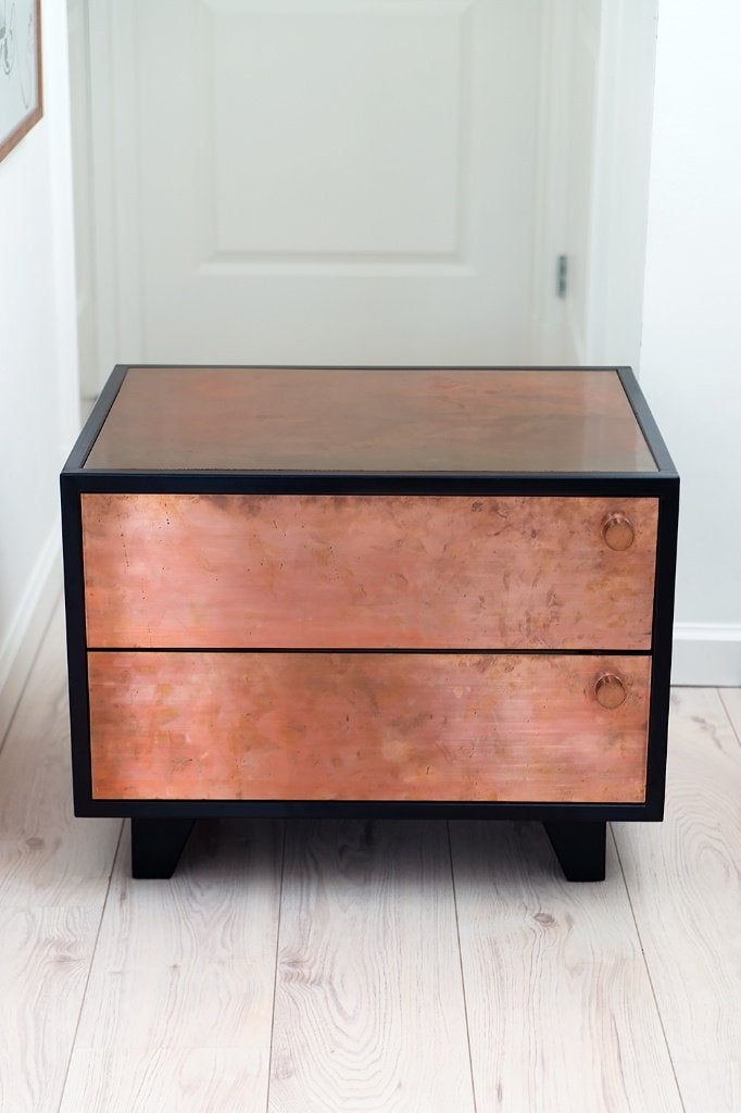One-of-a-kind koperen kast, Bohemian, hotel chique, boho, industrieel, 50 tot 100 cm, Met klep(pen), 25 tot 50 cm