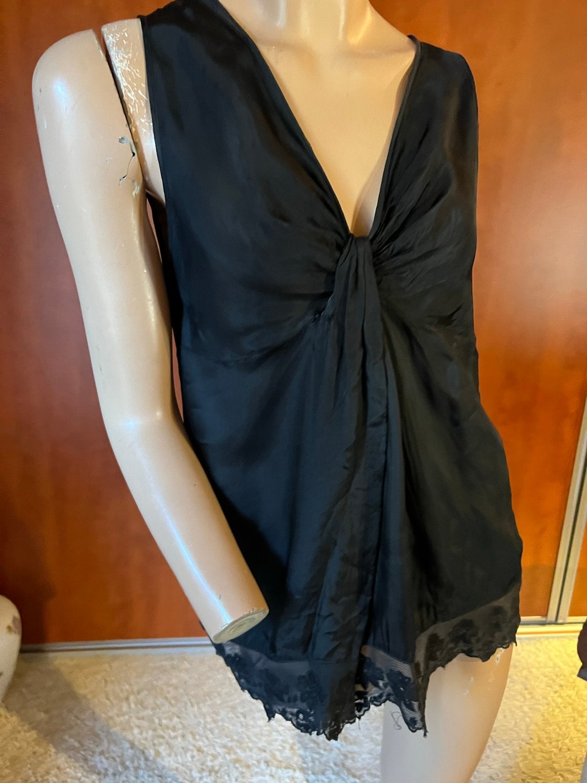 Twinset top met kant maat s origineel zgan, Twinset, Zwart, G, Ophalen of Verzenden
