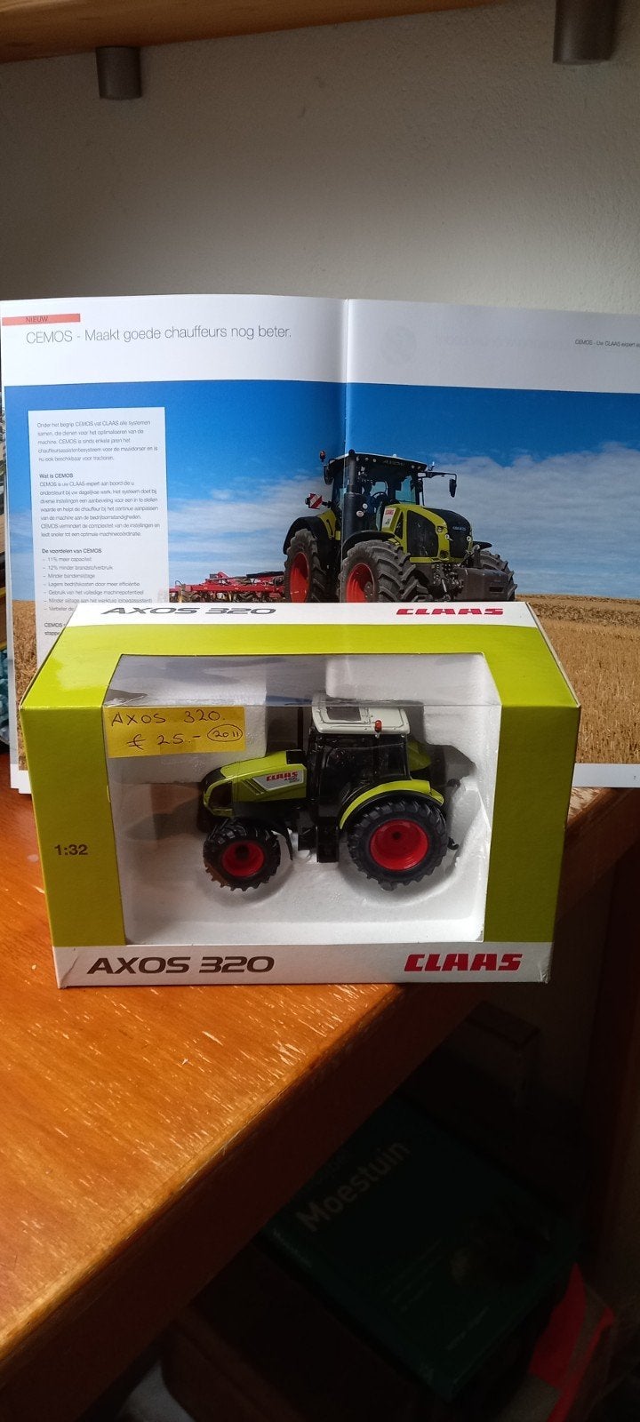 Claas AXOS 320 model., Ophalen of Verzenden, Tractor of Landbouw, Schuco