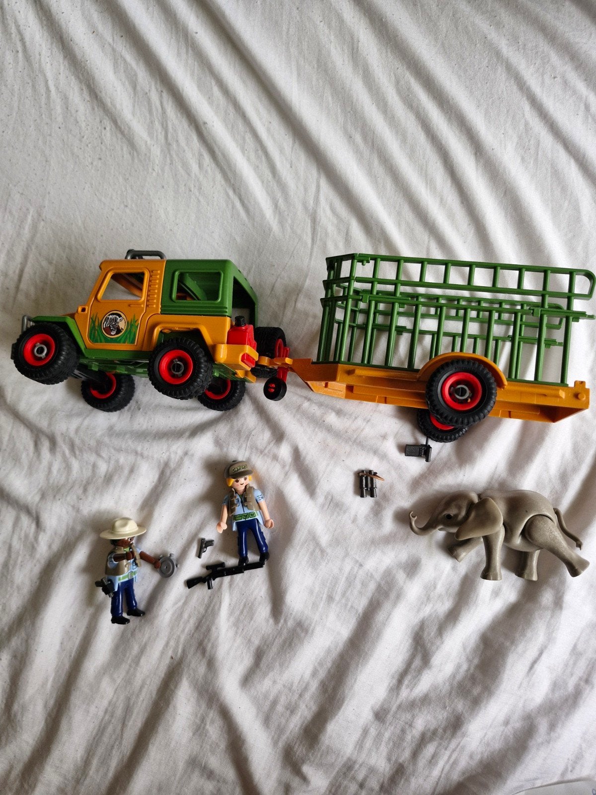 playmobil 6937 rangers truck met olifantje, Ophalen of Verzenden, Gebruikt