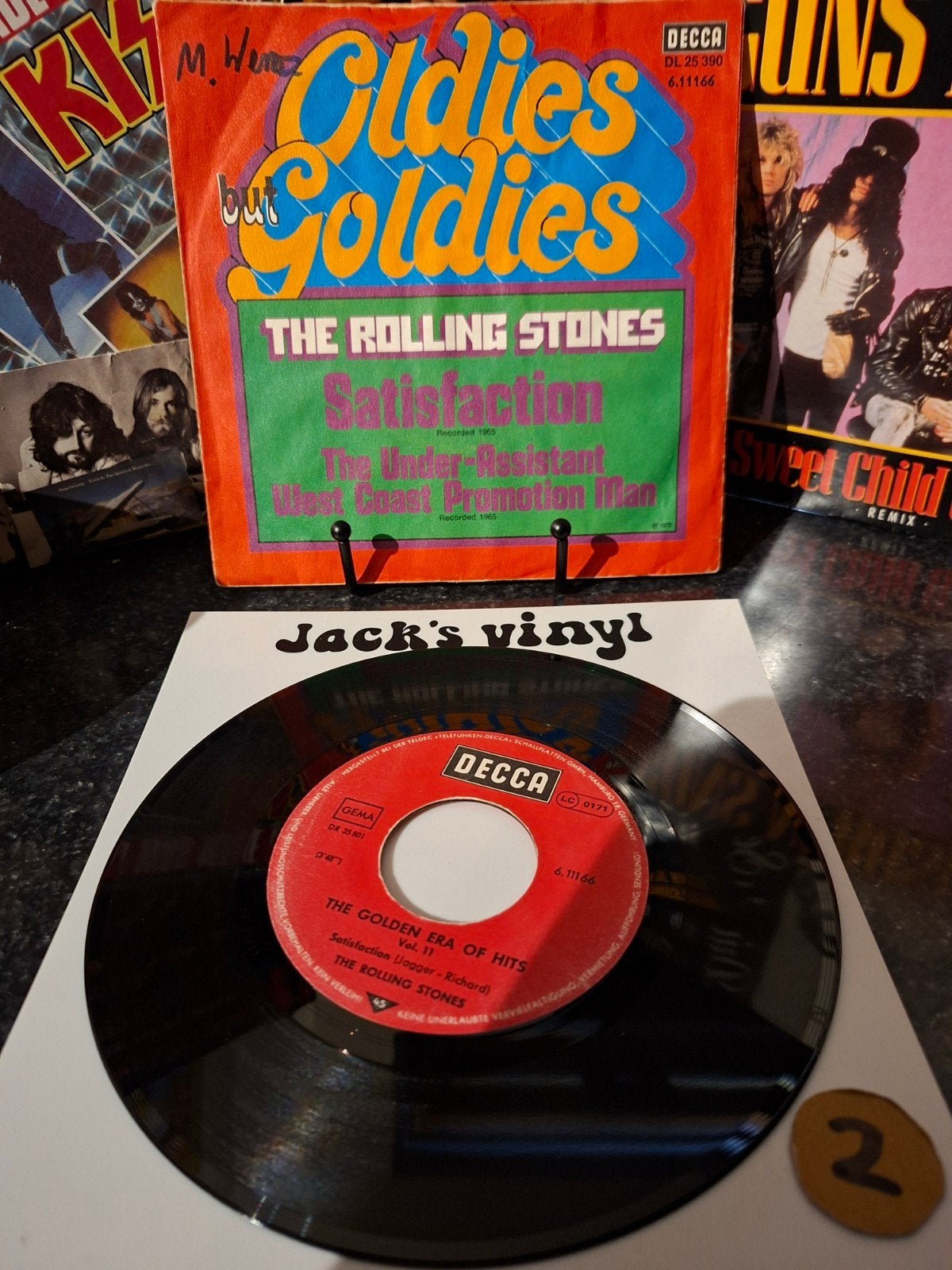 The Rolling Stones - Satisfaction  1972, Gebruikt, 7 inch, Ophalen of Verzenden, Beschermende buitenhoes