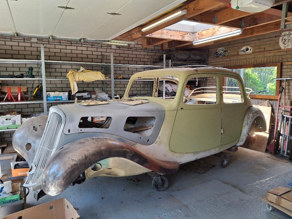 Citroën Traction 7C 1936 Découverable project, Auto's, Voorwielaandrijving, Overige modellen, 4 cilinders, Cabriolet