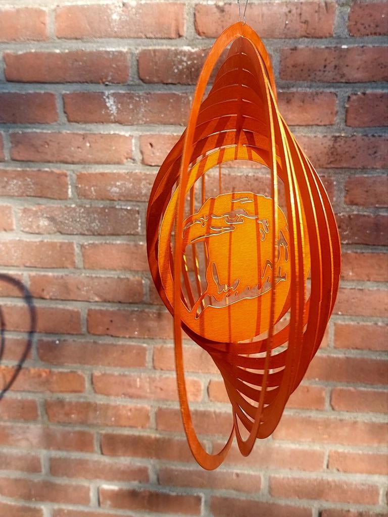 Grote windspinner gepoedercoat staal 30 cm met adelaar, Ophalen of Verzenden, Nieuw