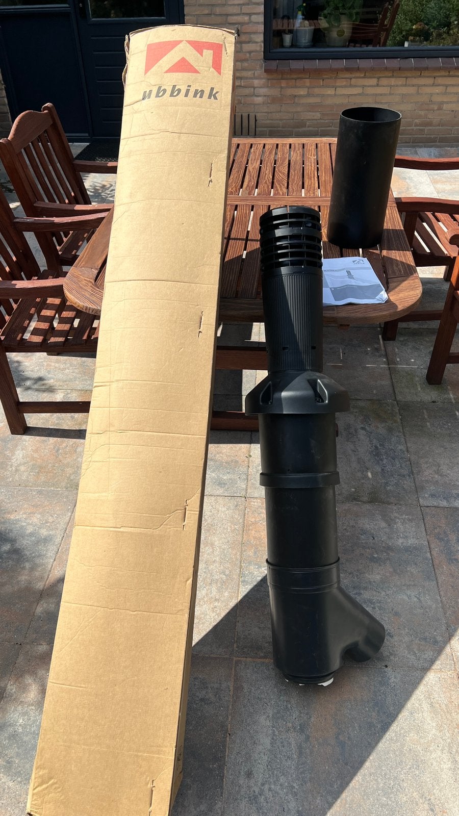 Ubbink MultiVent 5V Combi dakdoorvoer 0188010 – nieuw, Ophalen, Zo goed als nieuw, Ventilator en Afzuiger