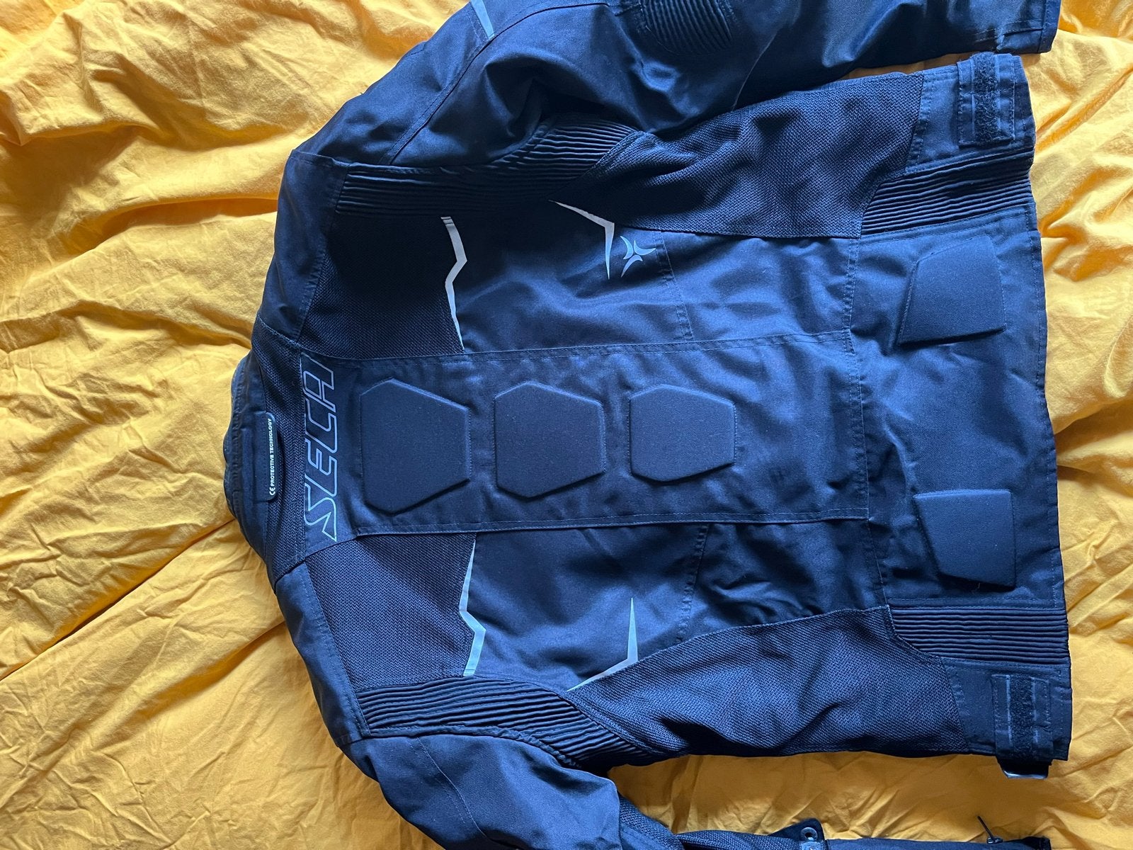 Seca motorjas textiel - Zwart, maat L, Motoren, Ophalen of Verzenden, Tweedehands, Heren, Jas | textiel
