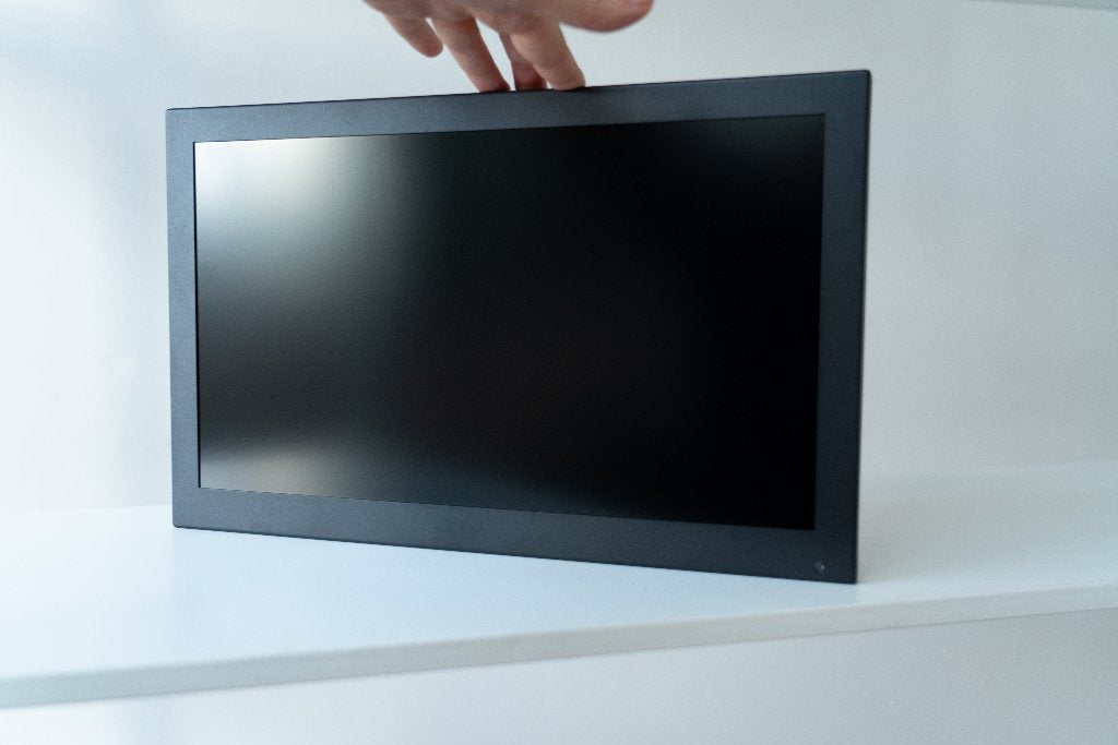Beetronics 15 inch Full HD monitor metaal, Computers en Software, Monitoren, HDMI, Full HD, Ophalen of Verzenden, Zo goed als nieuw