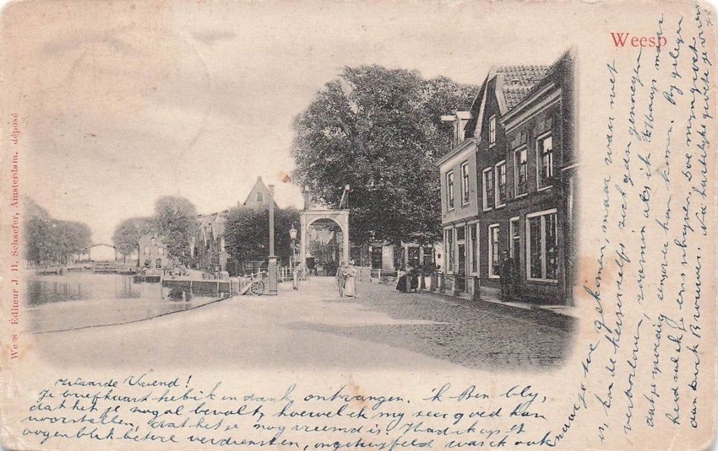 703-457-047 Weesp, Ophalen of Verzenden, Voor 1920, Noord-Holland