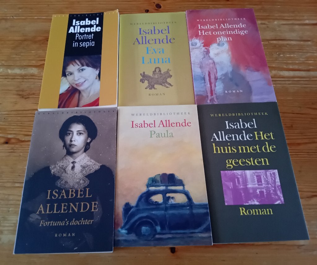 Isabel Allende diverse romans, Ophalen, Zo goed als nieuw
