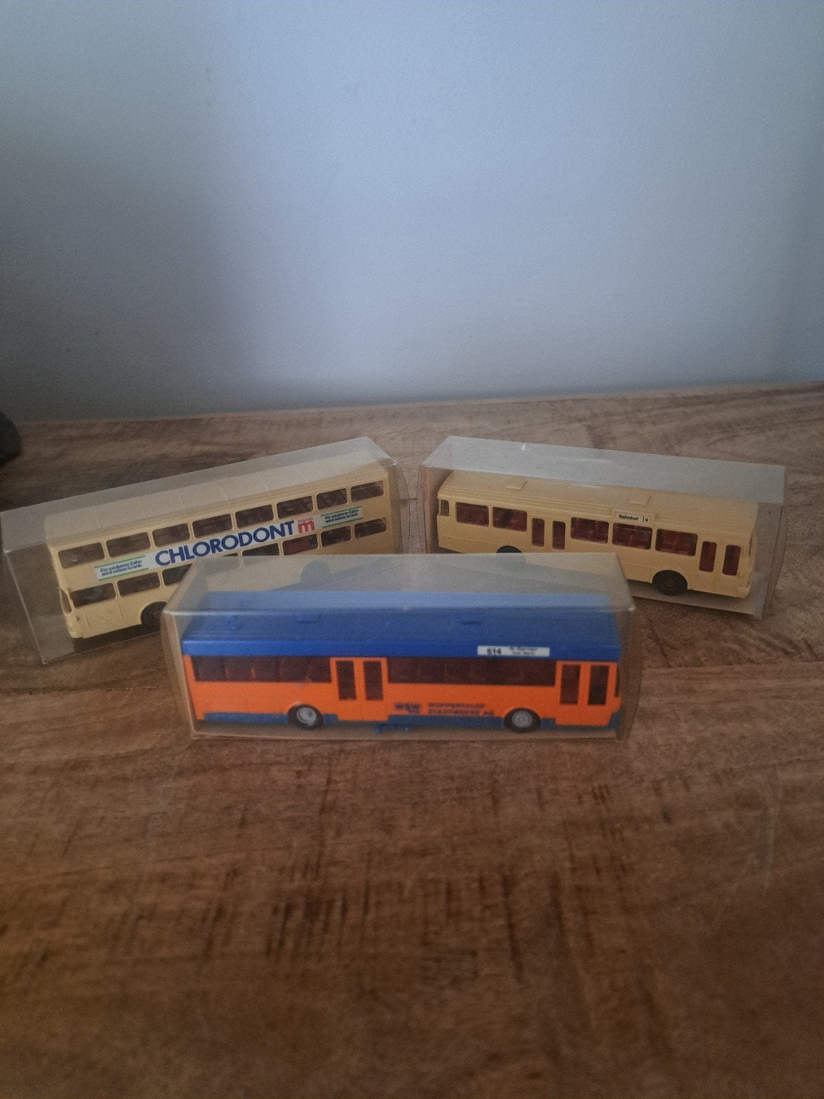 3 x wiking model bus in ovp, Gebruikt, Wiking, West germany, Wiking