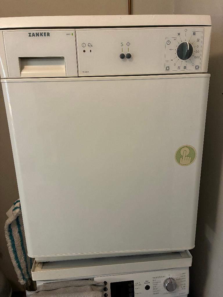 Zanker KE 2060 Droogautomaat / Condenswasdroger, Witgoed en Apparatuur, Wasdrogers, Ophalen, 6 tot 8 kg, Gebruikt, Voorlader