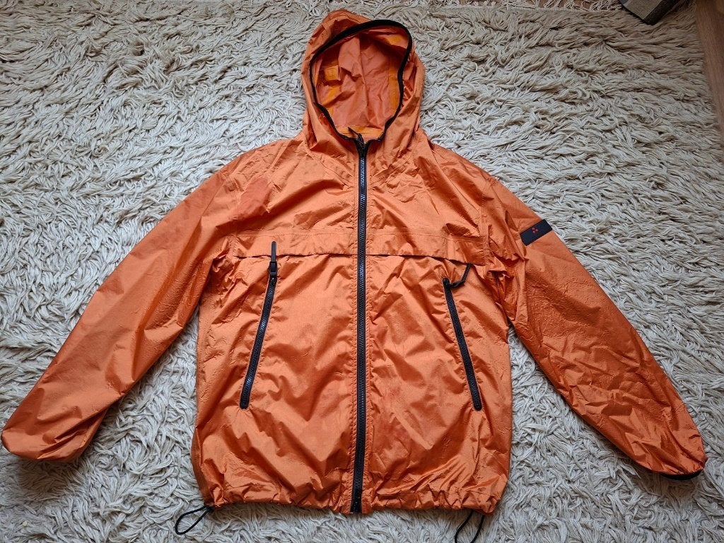 Zgan. Lichtgewicht peuterey Zomerjas. Mt M. In prima staat, Oranje, Ophalen of Verzenden, Zo goed als nieuw, Peuterey