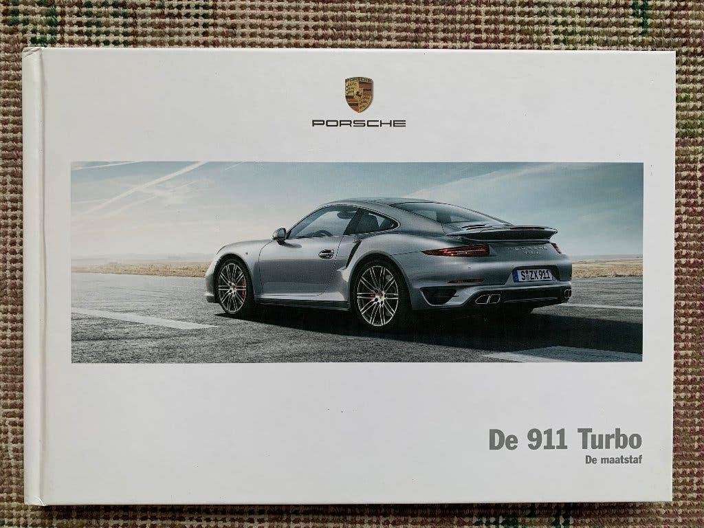 Brochure Porsche 911 991 Turbo MK2 2015 Nederlandstalig, Porsche, Nieuw, Ophalen of Verzenden, Porsche