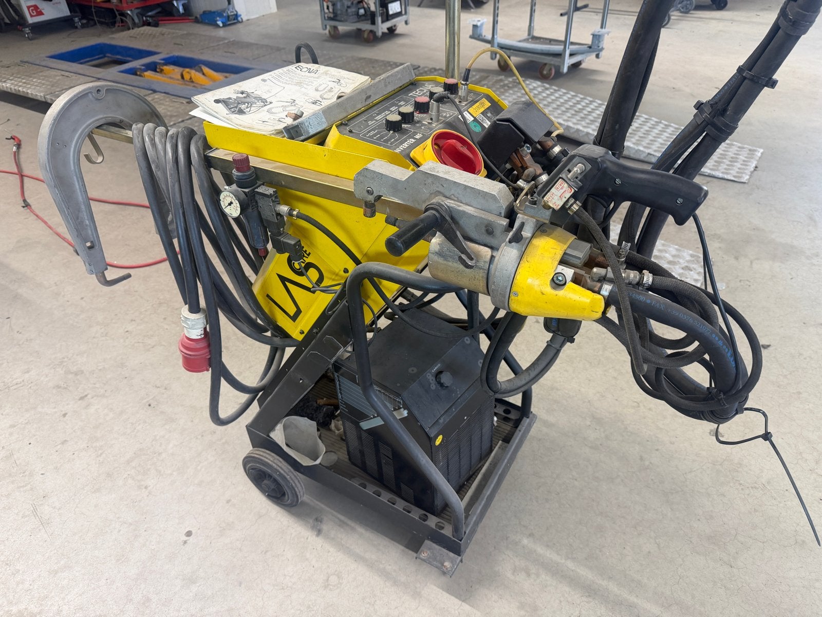 Tecna 3650 Inverter Puntlasapparaat - Professioneel, Ophalen of Verzenden, Gebruikt, 250 ampère of meer, Inverter