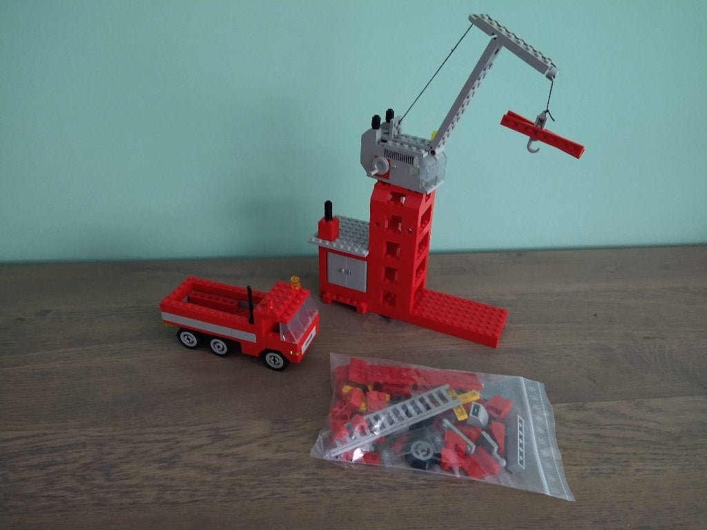 Lego Universal building set 772 Havenkraan Vrachtwagen, Gebruikt, Lego, Ophalen of Verzenden, Compleet