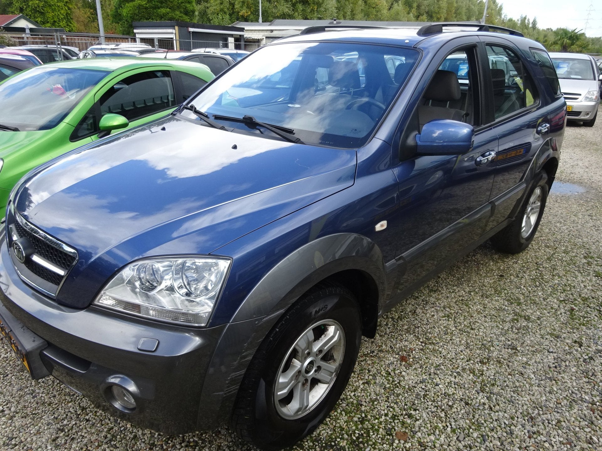 Kia Sorento 2.4i EX Luxe airco ledere bekleding trekhaak, Auto's, Beige, 4 cilinders, Bedrijf, Handgeschakeld