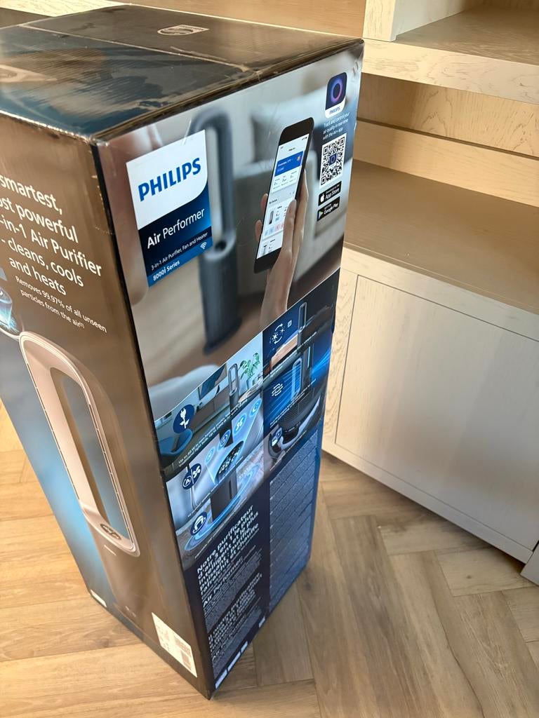 Philips Air Performer 8000 Series 3-in-1 Luchtreiniger, Verzenden, Ventilator met afstandsbediening, Nieuw, Torenventilator