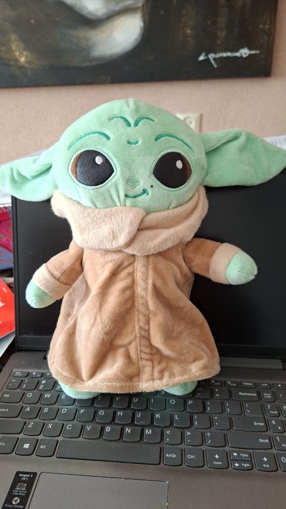 Star Wars Yoda knuffel, Groen, Overige typen, Nieuw, Ophalen of Verzenden