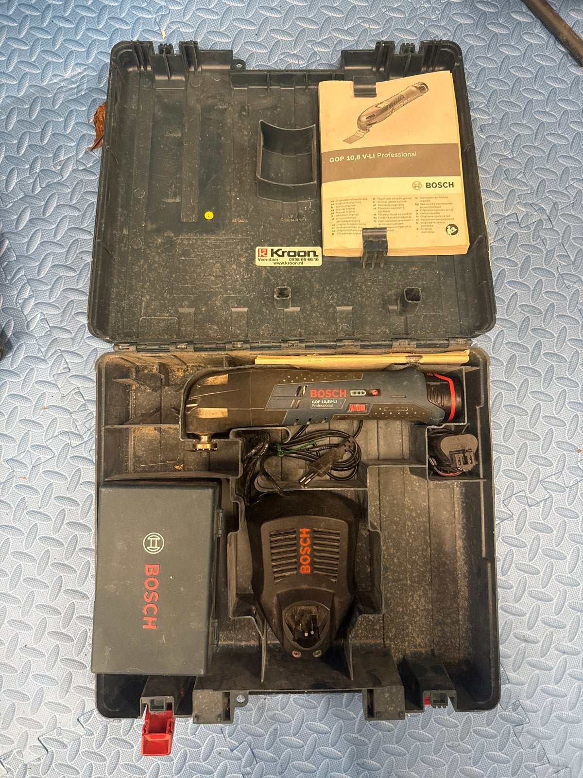Bosch GOP 10,8 V-LI Professional Multitool, Verzenden, Gebruikt, Multitool, Bosch