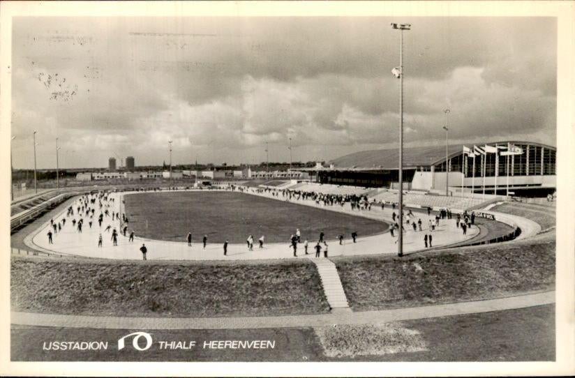 Heerenveen - Thialf - IJsstadion - 1972, Verzamelen, Verzenden, 1960 tot 1980, Ongelopen, Friesland